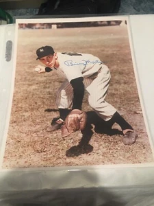Billy Martin Autograph 8x10 Photo New York Yankees - Picture 1 of 4