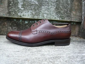 ZAPATOS CHURCH’S BROGUES CUERO MARRÓN UK12 PARA HOMBRE RIDGEWAY ESTADO SIN USAR - Imagen 1 de 11