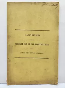Illustrations of the Original Use of The Sacred Lyrics Perkins & Purves c.1843 - Foto 1 di 6