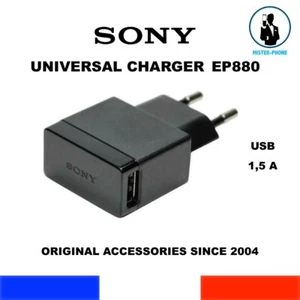 ADAPTADOR DE CARGADOR ORIGINAL SONY 1,5A EP880 XPERIA 100-240V 1,5A 5V EUROPA - Imagen 1 de 4