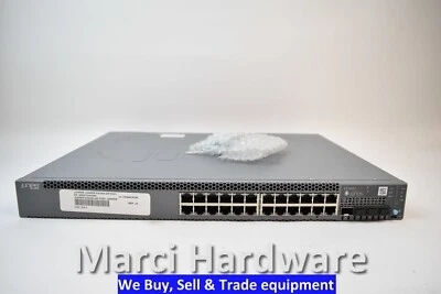 Juniper Networks EX3400-24P 24-Port Gigabit PoE+ Switch with PSU - Image 1 of 4