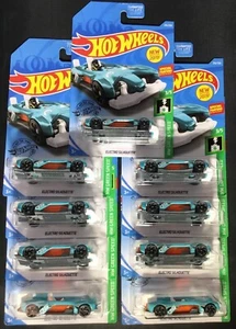 2019 Hot Wheels #216 HW Green Speed Electro Silhouette Kroger Exclusive - Picture 1 of 1