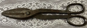 Vintage WISS-7 Pair Of Heavy Duty Shears Tin Snips #7 Forged Metal Snips 14.5” - Picture 1 of 8