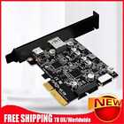 PCIE 3.0 To USB 3.2 Extension Card 10Gbps Adapter 19P 20P Converter Card 1xA-Key