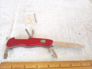 Vintage Victorinox Pat Pend Mod Dep Camp Knife Swiss Army Multi Tool - Picture 1 of 12