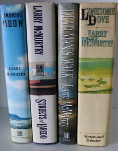 4 Larry McMurtry Lonesome Dove w/page 621 error complete ALL hardback books - Picture 1 of 16