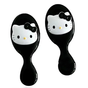 Hello Kitty Haarbürste schwarz-weiß mit Griff Kinder Haarbürste 5,61"T 1er Set - Bild 1 von 6