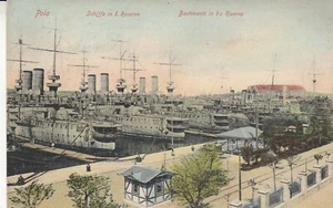 Austria aprox. 1905 postal de campaña naval - K.u.K. Marina POLA - Imagen 1 de 2