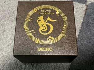 Hibike! Euphonium x Seiko 5th Anniversary Collaboration Brown x White Watch New - Picture 1 of 3