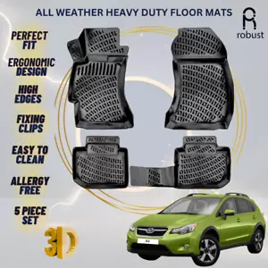 Floor Mats Liners For Subaru XV 2012-2018 All Weather Heavy Duty 3D Car Rugs New - Bild 1 von 9