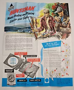 Vintage Silva Huntsman Hunting Fishing 1966 Advertising Ad Compass User Manual - Picture 1 of 4