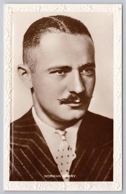 Norman Kerry Film Movie Star RPPC real photo postcard - Image 1 of 2