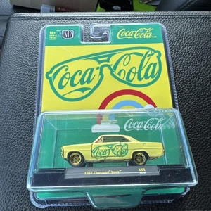 !CHASE! M2 Machines 2025 Coca-Cola 1967 Chevrolet Nova Yellow CHASE 1/750 A53 - Picture 1 of 6