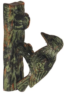 Door Knocker - Woodpecker Green Patina - Bild 1 von 2