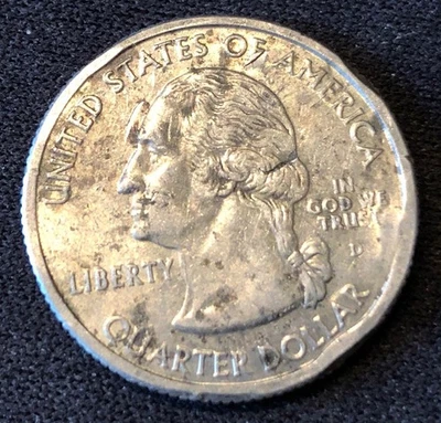 2007 Quarter D Mint Rim  Error  - Image 1 of 2