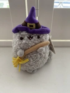 Gund Pusheen Stormy Witch Plush Soft Toy Small With Hat & Broom TAGGED Pusheen - Picture 1 of 12