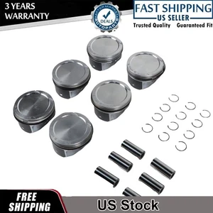 6x B6324S Engine Piston & Rings Set For Volvo S80 XC60 XC90 Land Rover LR2 3.2L - Picture 1 of 9