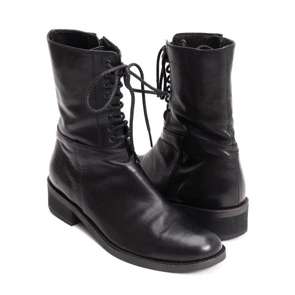 Yohji Yamamoto プリーツ レザーブーツ 41 Yohji Yamamoto Boots for Women for sale - eBay