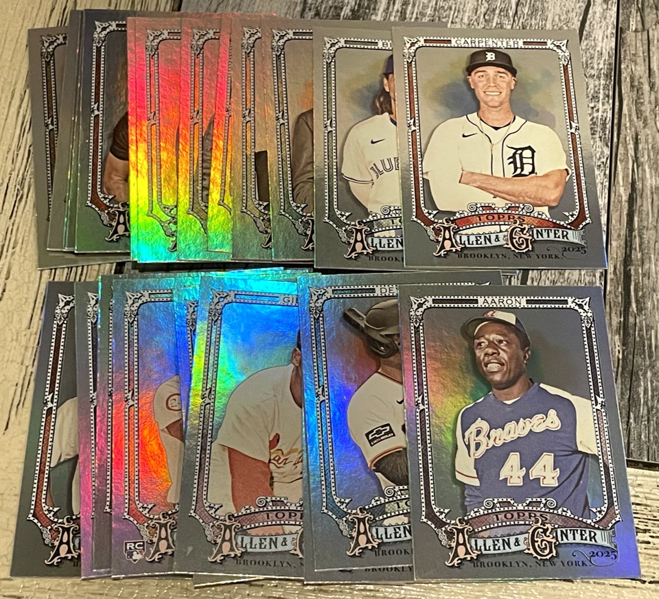 2025 Topps Allen & Ginter - Folha de prata paralela - Você escolhe seu cartão - Imagem 1 de 1