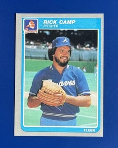 1985 Fleer Baseball Rick Camp Atlanta Braves #321 - Picture 1 of 2