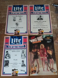 Vintage alte Sammlung viele Michigan Poster Boxen Hockey Detroit Redwings - Bild 1 von 5
