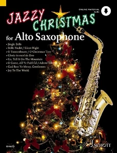 Jazzy Christmas for Alto Saxophone Jazz Classical Sheet Music Book Online Audio - Picture 1 of 1
