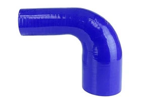 HTSER90-300-450-BLUE High Temp 4-ply Reinforced Silicone 90 Degree Elbow Redu... - Picture 1 of 3