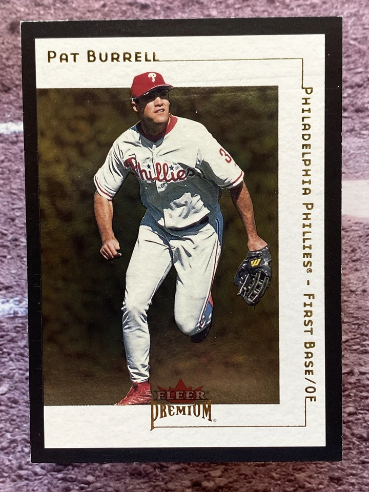 2001 Fleer Premium Pat Burrell #186 Philadelphia Phillies - Image 1 of 2