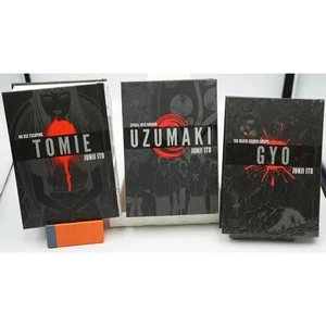Junji Ito Horror Manga Set – Tomie, Uzumaki, Gyo – Hardcovers Viz Signature - Picture 1 of 7
