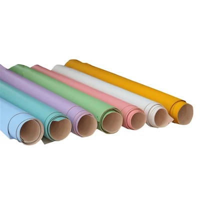 Macaron Style Dyed Colorful Veg Tanned Full Grain Cowhide Leather Craft Material - Image 1 of 4