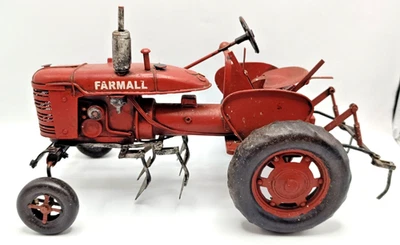 TINPLATE / PRESSED STEEL  MODEL FARMALL TRACTOR 13.5 L x 7.5 H x 6.5 W. - Image 1 of 4
