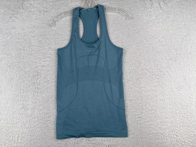 Lululemon Shirt Women 4 Blue Swiftly Tech Tank Running Gym Workout Casual - Image 1 of 4
