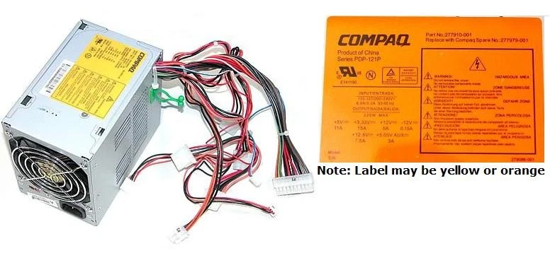 Compaq HP 277979-001 Genuine 220W 20Pin Atx Power Supply For Evo D310 - Image 1 of 1