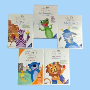 5 Baby Einstein DVD Lot First Signs, Shakespeare, Newton, Van Gogh, Monet - Imagen 1 de 12