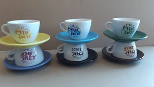 CHICCO D'ORO - Set 6 Tassen Capucino "Decorate" - Bild 1 von 3