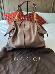 ๐ Vintage Gucci Calfskin Soft Icon Top Handle Bag in Pink Tan - Prelove ๐ - Picture 1 of 10