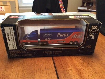 NUEVO Racing Champions Patty Moise #40 Dial Purex NASCAR Team Transport escala 1:87 Foto 1 de 4