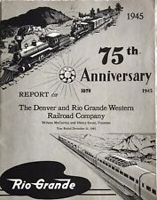 Denver & Rio Grande Westen RR Annual Report for Year End 1945 D&RGW RR