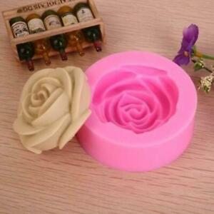 EW Rose Flower Silicone Fondant Mould Cake Chocolate Elegant Baking Tool R6S3