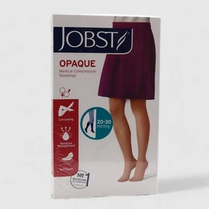 Jobst Opaque 20-30mmHg Knee CT Medical Compression Stockings Midnight Navy Small - Picture 1 of 6