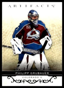 2021-22 Upper Deck Artifacts #93 Philipp Grubauer Colorado Avalanche Hockey Card - Picture 1 of 2