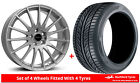 Alloy Wheels & Tyres 17" Romac Pulse For Ford Fiesta [Mk5] 02-08
