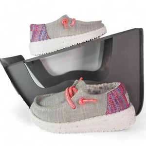Hey Dude Wendy Funk Grey Casual Shoes Toddler K5 - Picture 1 of 11