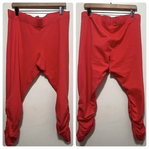 Serena Williams Signature Statement Coral Ruched Leggings Size 1X - Picture 1 of 6