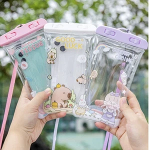 Cartoon Waterproof Phone Case Hanging Phone Cover Durable Phone Bag - Picture 1 of 10