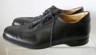 Coach Casual Athletic Shoes-Black / Black Leather Sneakers-5 Eye Tie Mens Sz 9 B