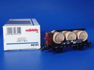 MARKLIN H0 - 46741 - DRG Wine Barrel Car with Brakeman's Cab / BOX - LN - Image 1 of 4