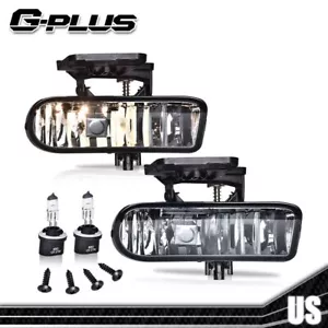 Bumper Fog Lights Driving Lamps Smoke Fit For 99-02 GMC Sierra 00-06 Yukon - Picture 1 of 10