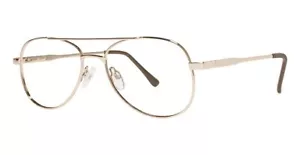 MODERNO ÓPTICO CAZADOR PARA HOMBRE GAFAS DE METAL 55-16-145 DORADO ESTUCHE BLANDO INCLUIDO - Imagen 1 de 1