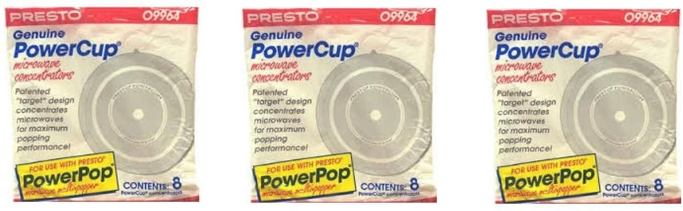 Concentrador microondas NATIONAL PRESTO 09964 (3 paquetes) Foto 1 de 1